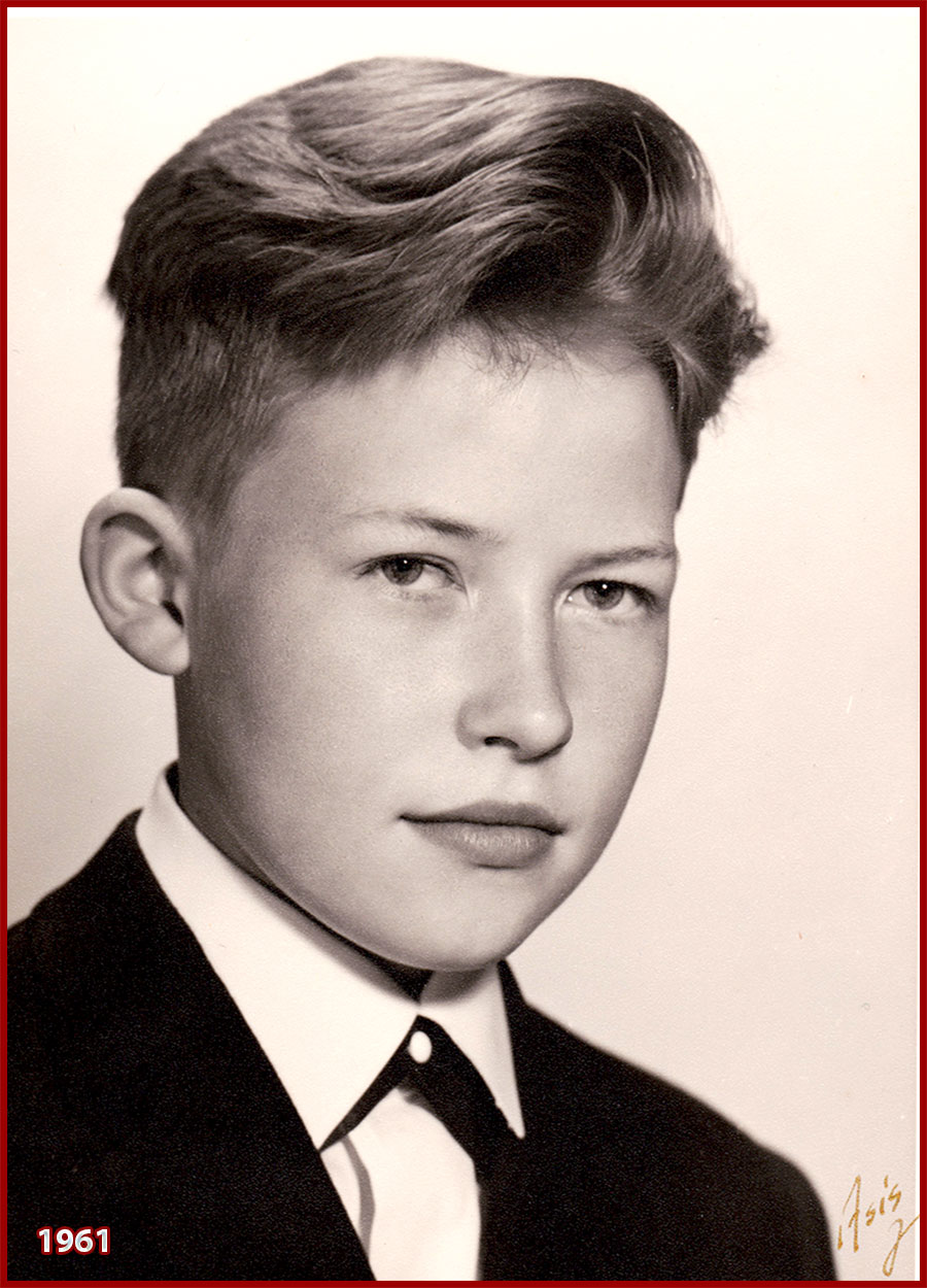 Halldór at 13, in 1961