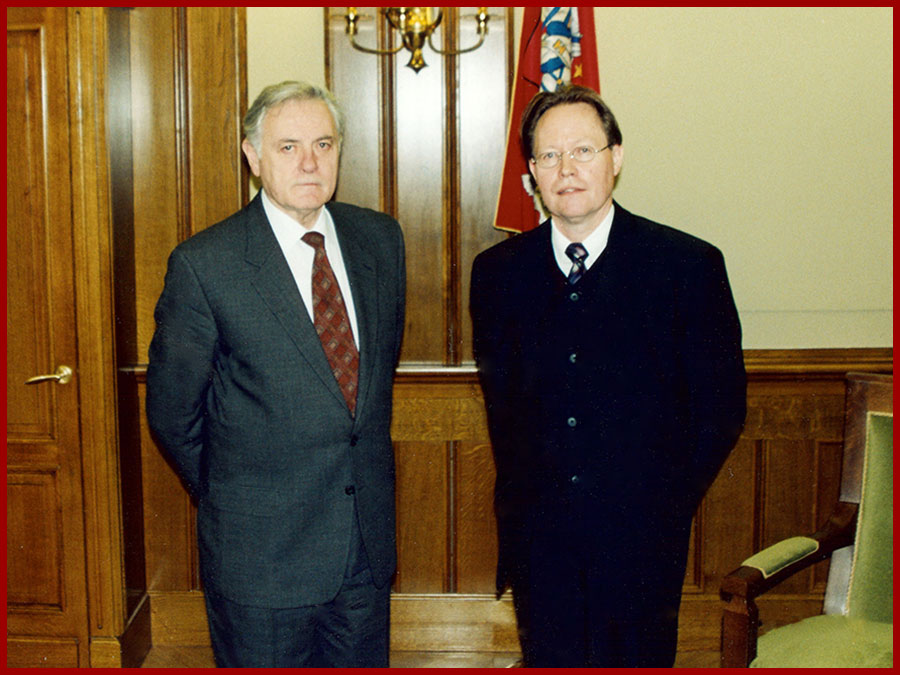 Meeting with Mr. Valdas Adamkus, President of Lithuania